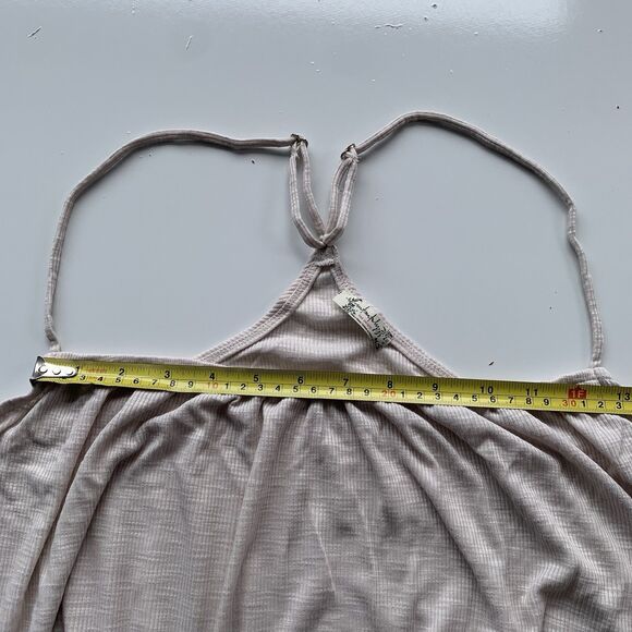 Free People Intimately Boho Cami Faded Love In Tea/Beige Size XL Preppy Cozy - Picture 3 of 7